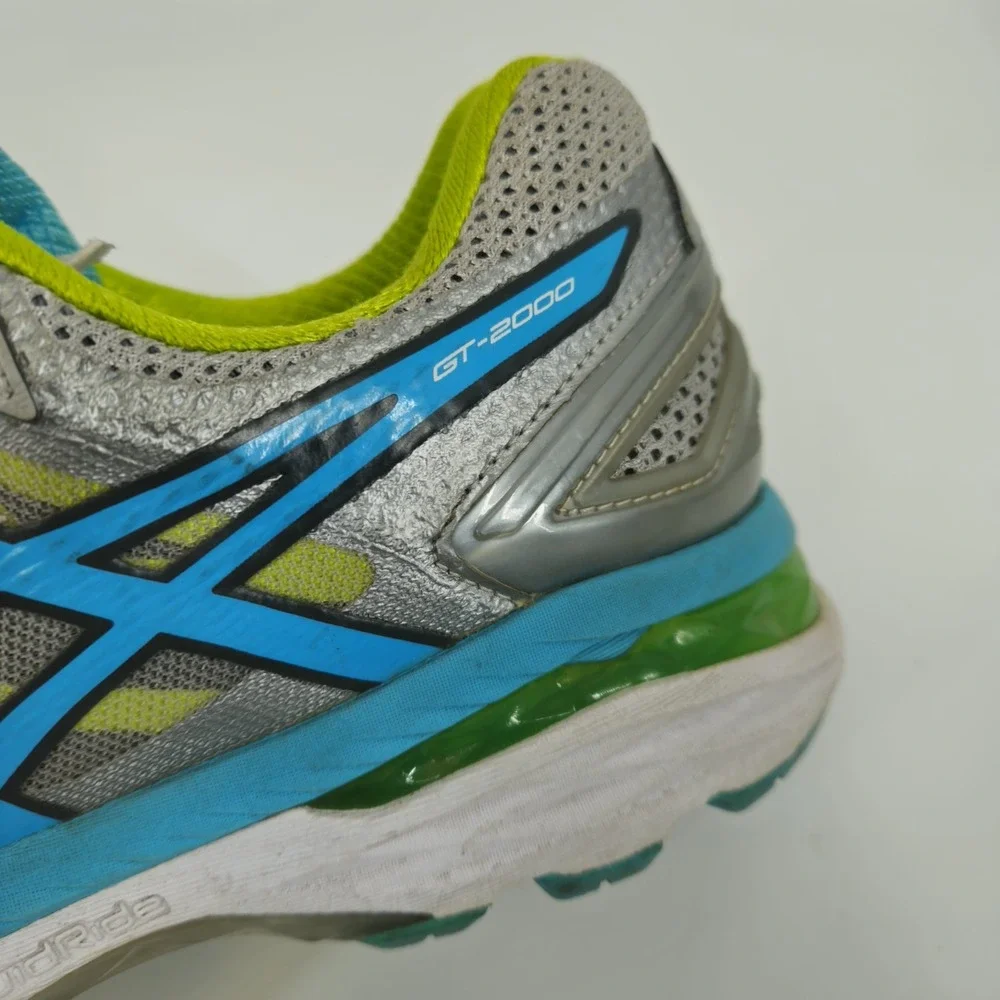 Asics GT 2000 4 Shoes Womens 10.5 2A Running Sneakers T659N Silver Multicolor